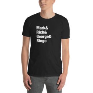 Drinks with Mark and Rich Podcast Funny Names Short-Sleeve Unisex T-Shirt